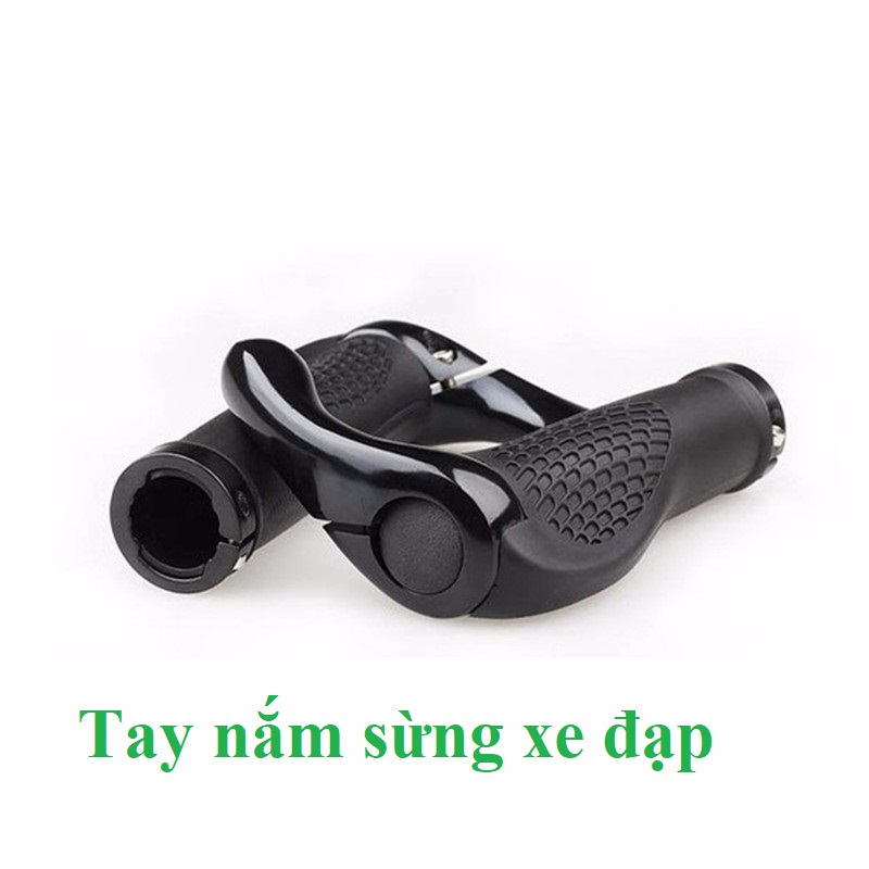 Tay nắm xe đạp thể thao có sừng, đệm chất lượng cao