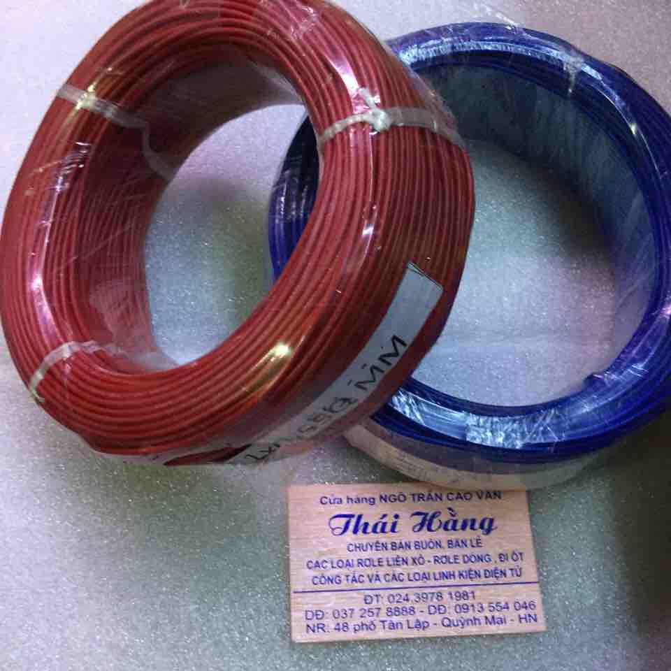 Dây điện 1x0.5 mềm giá 100 mét