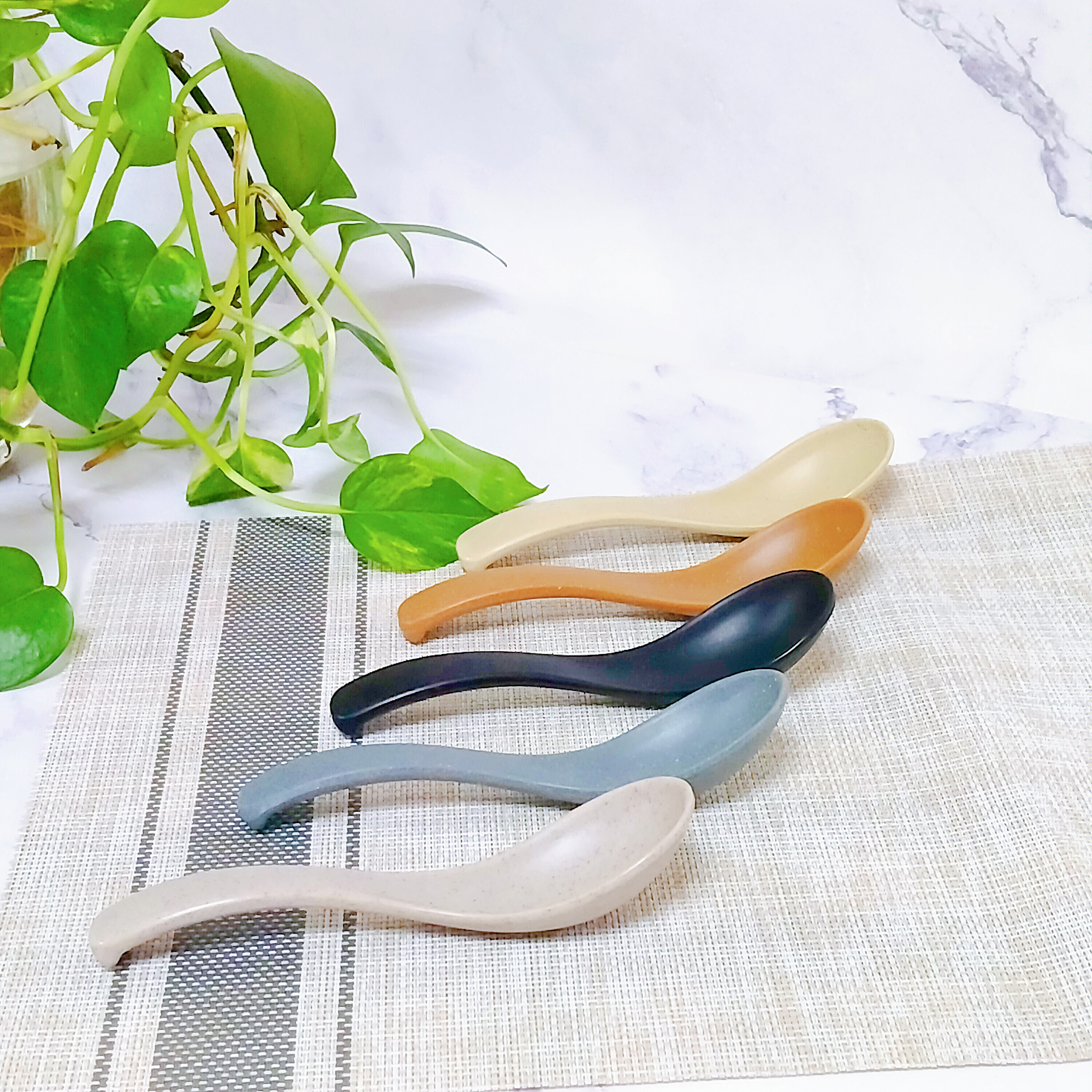 Thìa SUPERWARE Nhựa Phíp 100% melamine Nhám (Đủ màu)