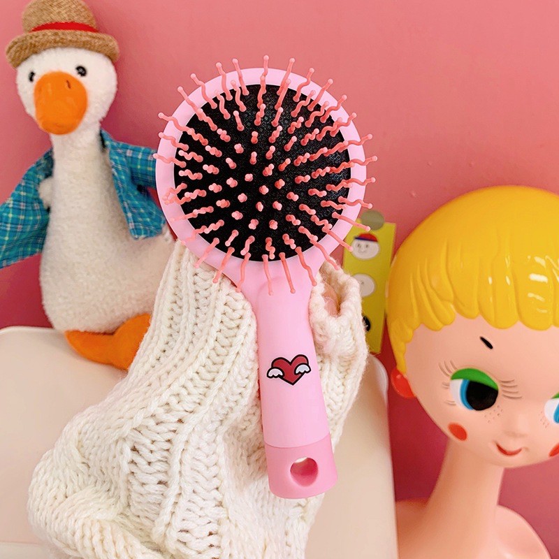 LƯỢC CẦM TAY KÈM GƯƠNG 2IN1