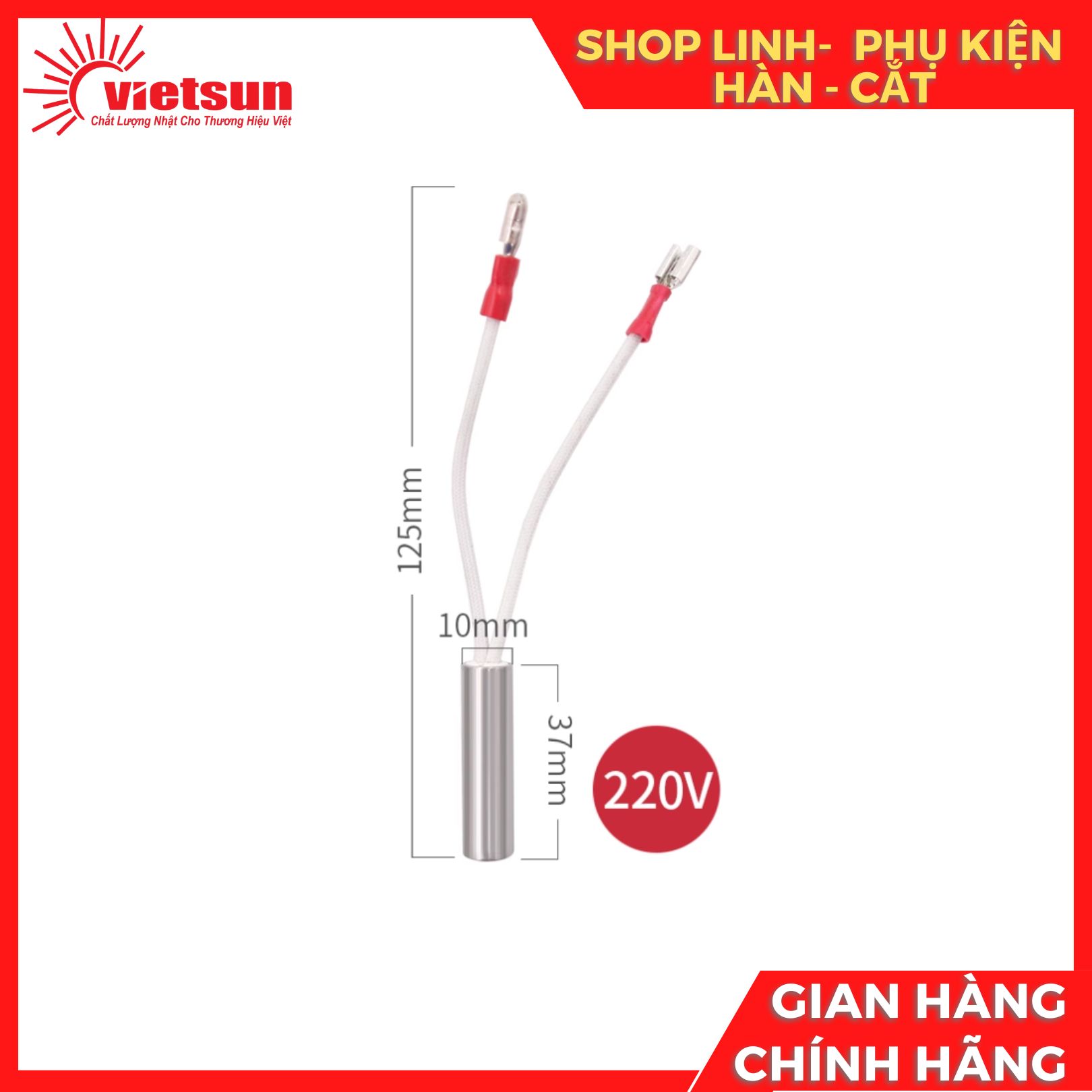Sấy nhiệt 36v cho đồng hồ mig khí co2 - sấy khí