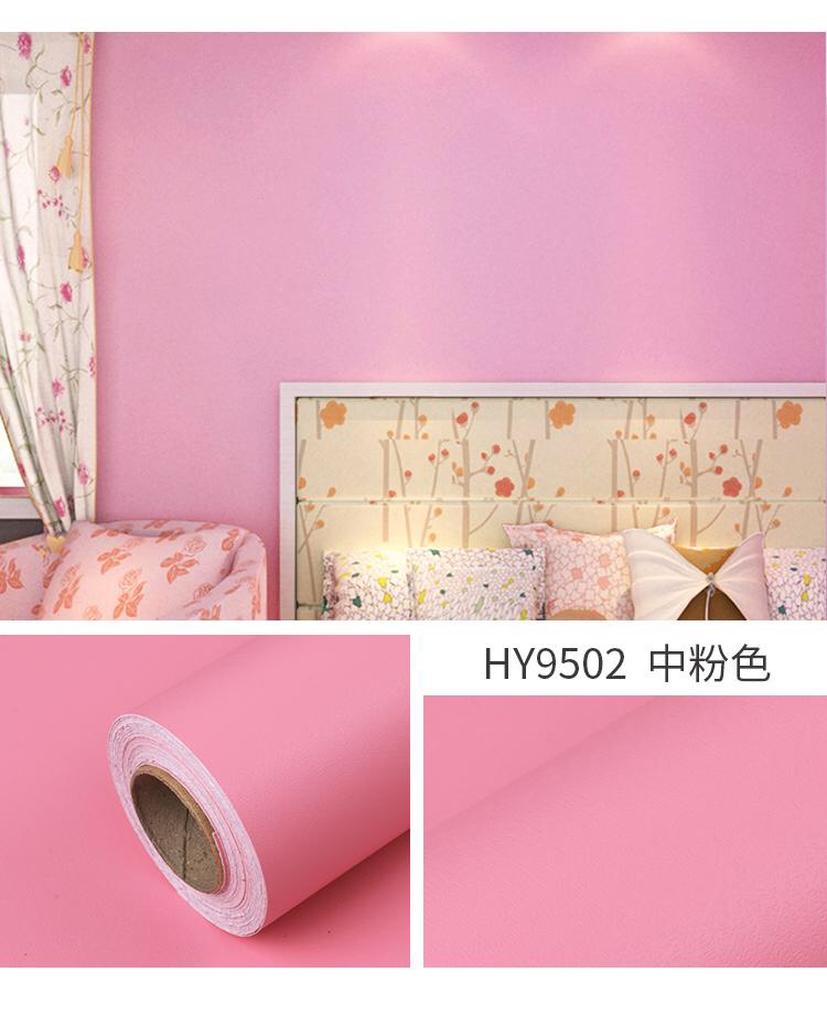 Giấy dán tường hồng  ( cuộn dài 10m khổ rộng 45cm, có sẵn keo )