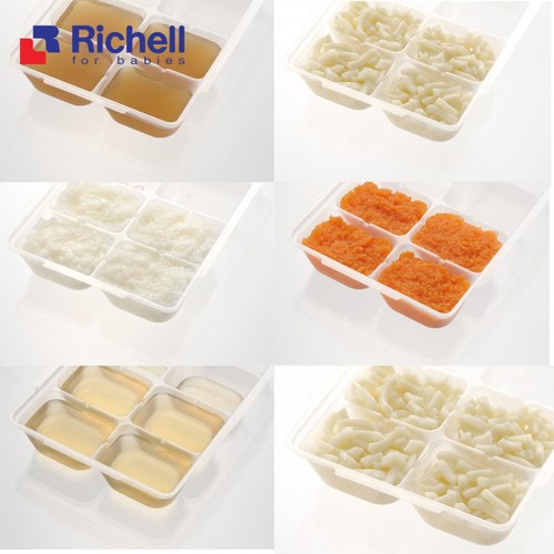 SET 2 khay trữ đông đồ ăn dặm RICHELL cho bé