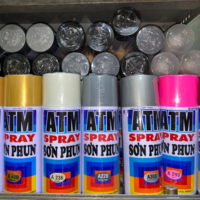 Sơn Xịt ATM Các Màu Phổ Biến 400ml