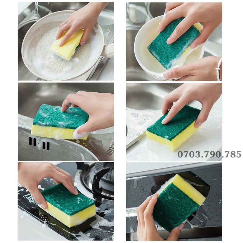[HCM] Set 3 Miếng cọ rửa chén