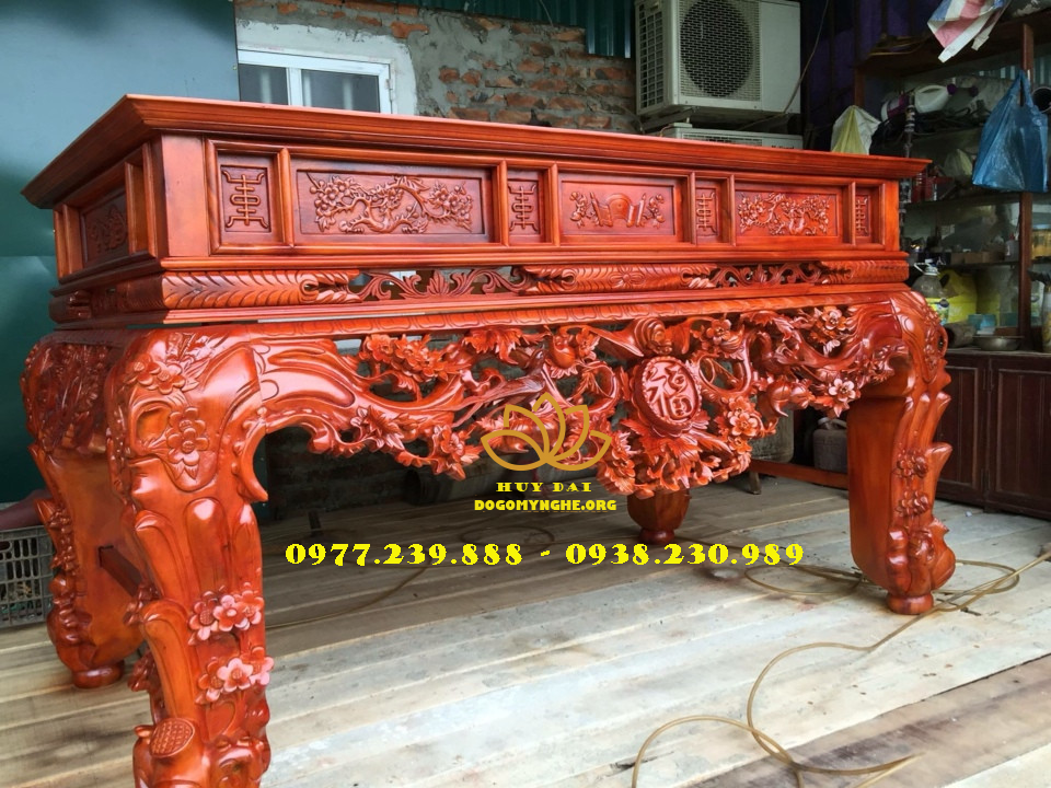bàn thò gỗ sồi 107cm