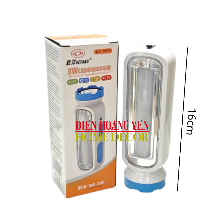 Đèn Pin LED xách tay đa năng 2 trong 1