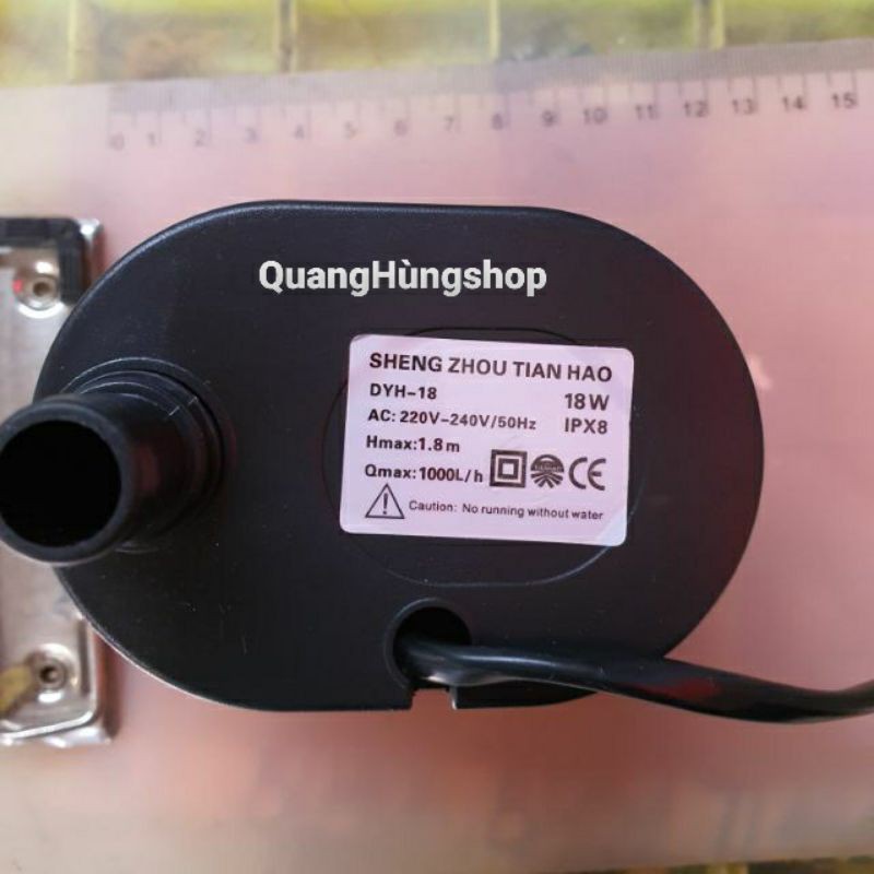 Bơm nước bể cá _ quạt điều hòa 18v