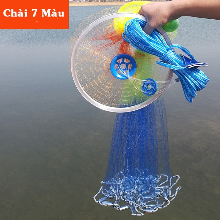 Chài Cước Thái Lan 4,8m. Chài Đánh Cá Cao Cấp