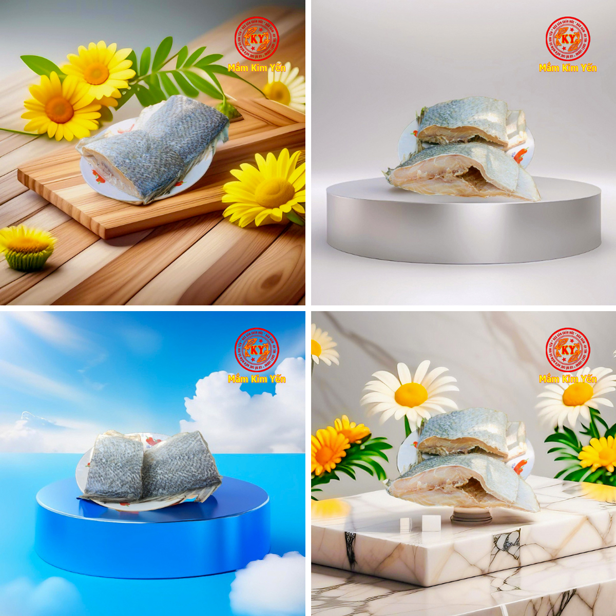 300gr khô cá sửu châu đốc thơm ngon thịt thơm dùng chưng thịt đặc sản miền tây
