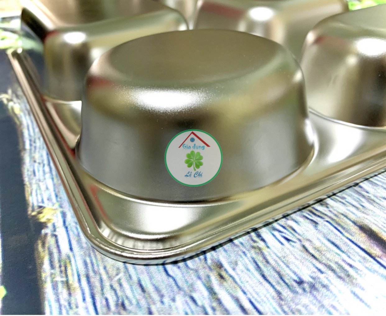 Khay cơm inox 5 ngăn sâu lớn SUS304 (33,5 x 23 x 4,3cm)