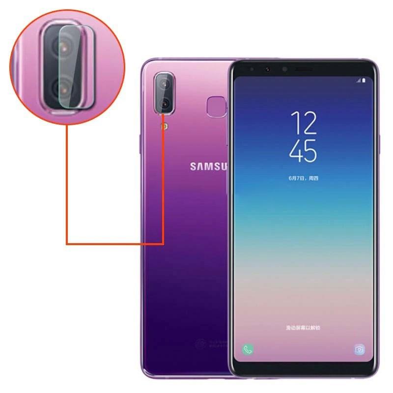 [HCM]Combo cường lực dẻo Samsung A8 Star  2 miếng dán camera và 2 decal carbon