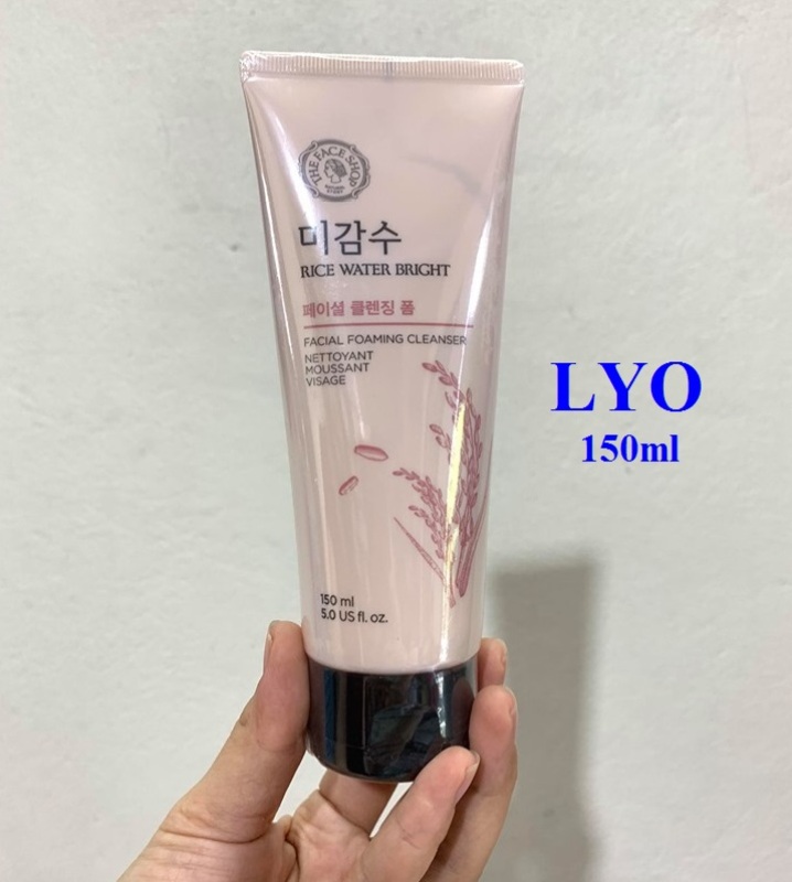 Sữa rửa mặt gạo Rice Water Bright Cleansing Foam The face shop