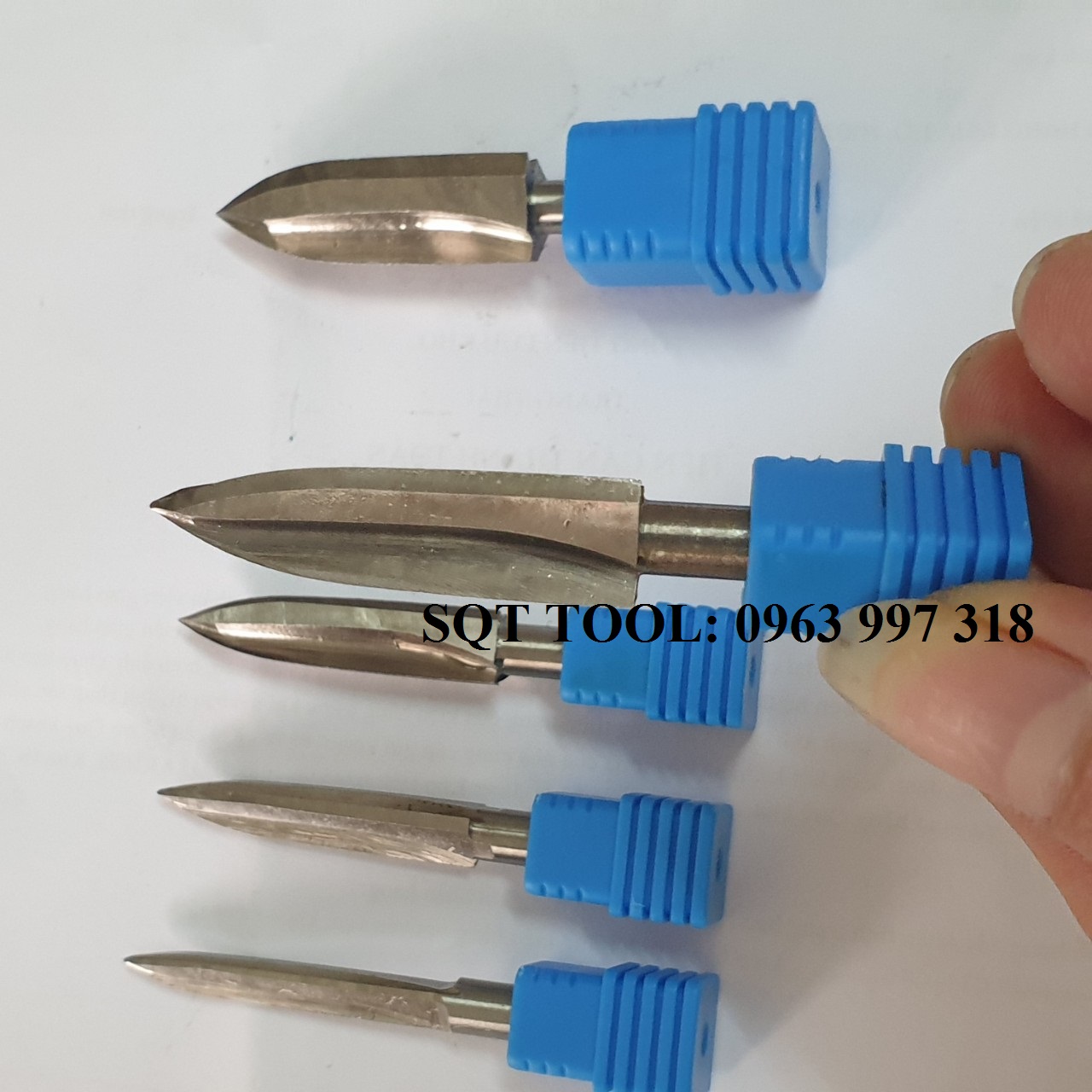 mũi phá 3 cạnh trục 6mm - mũi phá gỗ lũa - mũi phá gốc cây mũi dài
