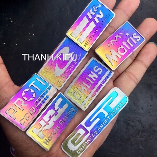 Tem Titan Điện Phân màu có keo