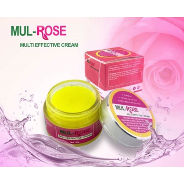 Kem Bôi Da Mul Rose thiên nhiên - giải quyết các vấn đề về da liễu