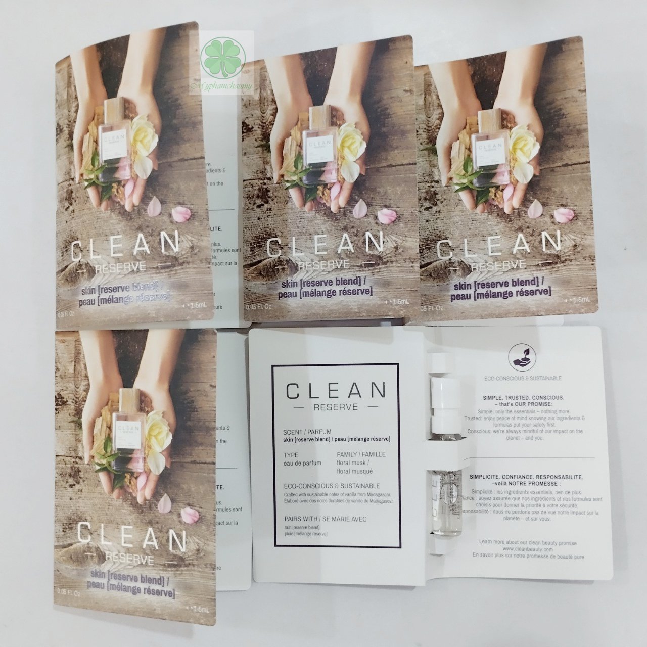 Mẫu thử nước hoa Vial nữ Clean Reverse