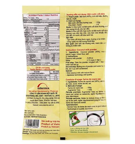 Bột Nước Cốt Dừa Hương Xưa Mikko 1Kg (Date mới, HSD 6 đến 12 tháng)