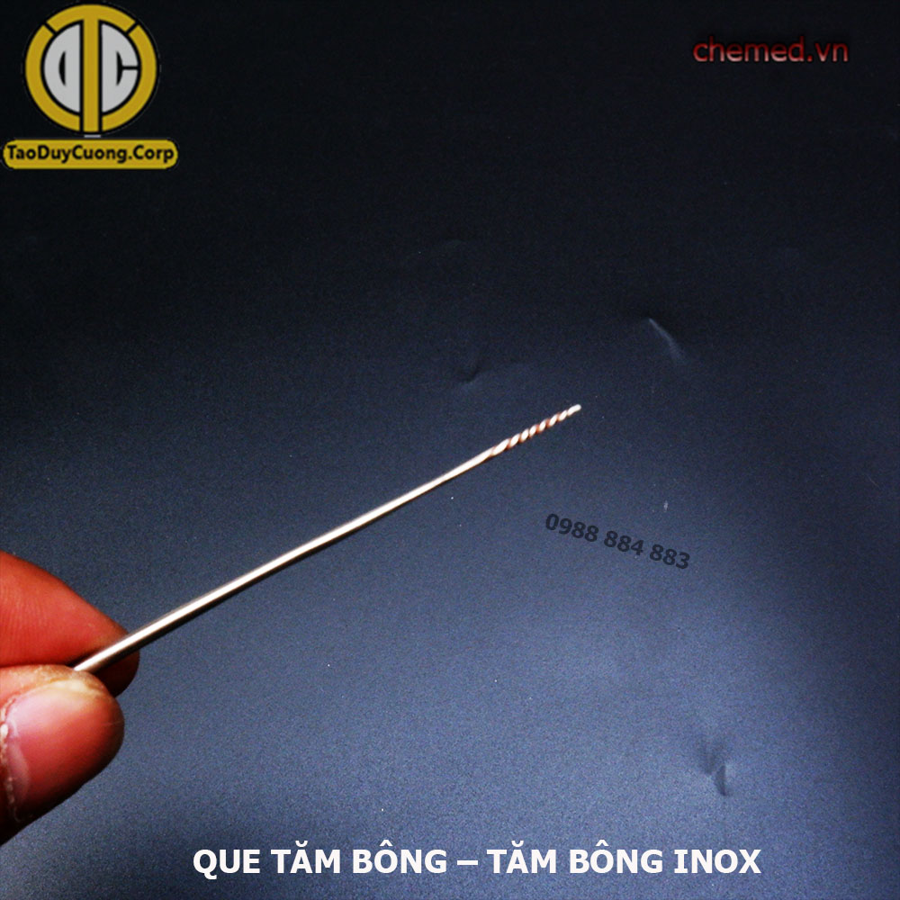 Que tăm bông, tăm bông inox