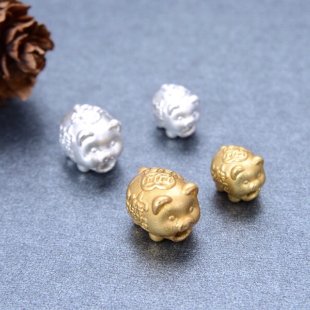 [S925] Charm bạc heo thần tài - MH107