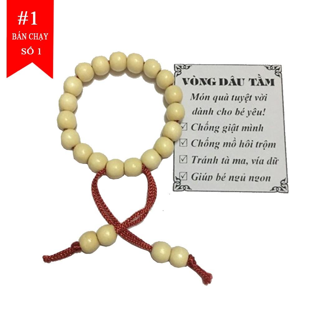 Vòng dâu tằm đeo tay, chân cho bé  - cho bé từ sơ sinh đến 2 tuổi
