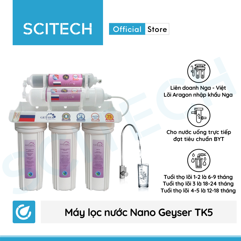 [HCM]Máy lọc nước Nano Geyser TK5