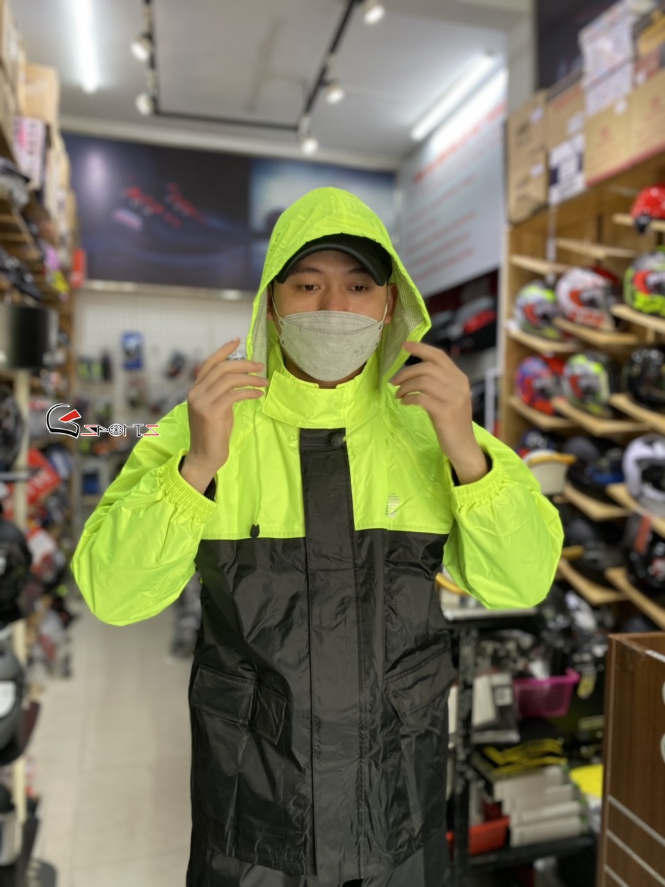 Áo mưa bộ POLE RACING AR803