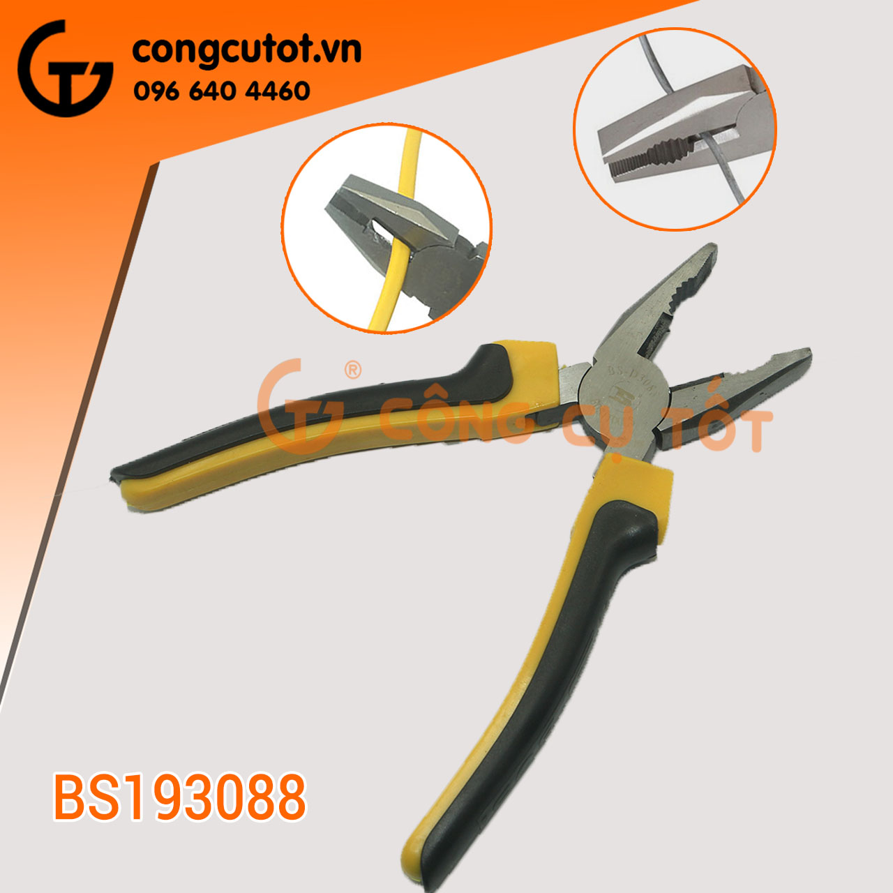 Kìm điện Bosi 8 inch 200mm BS193088