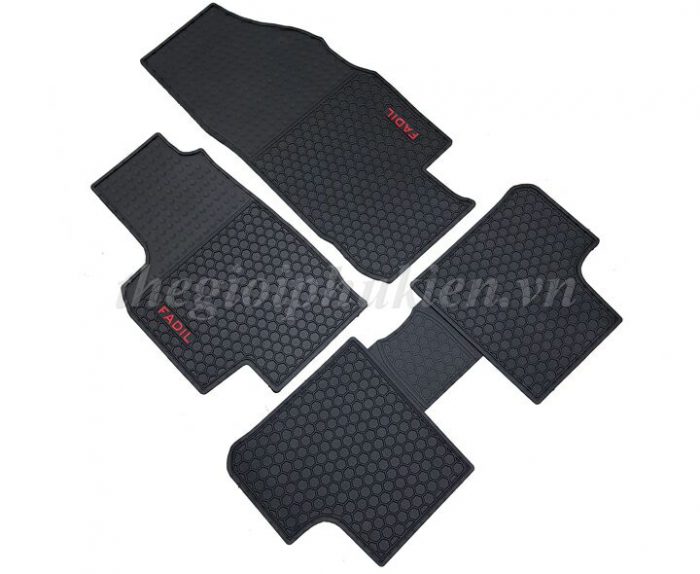 Thảm sàn, lót sàn cao su 3D Cao cấp cho Vinfast Fadil