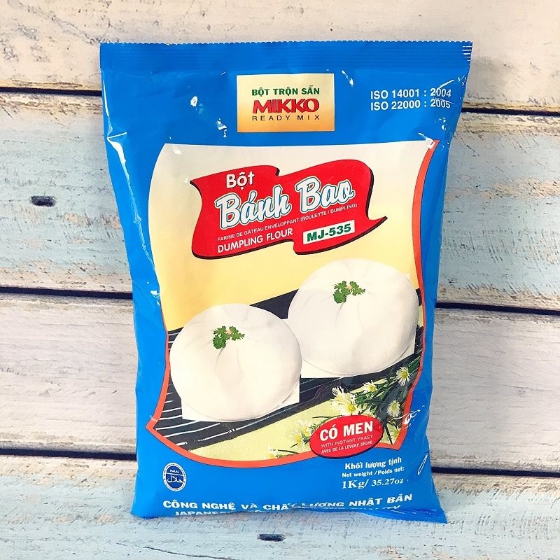 Bột Bánh Bao Mikko Trộn Sẵn Có Men Sẵn Gói 1kg