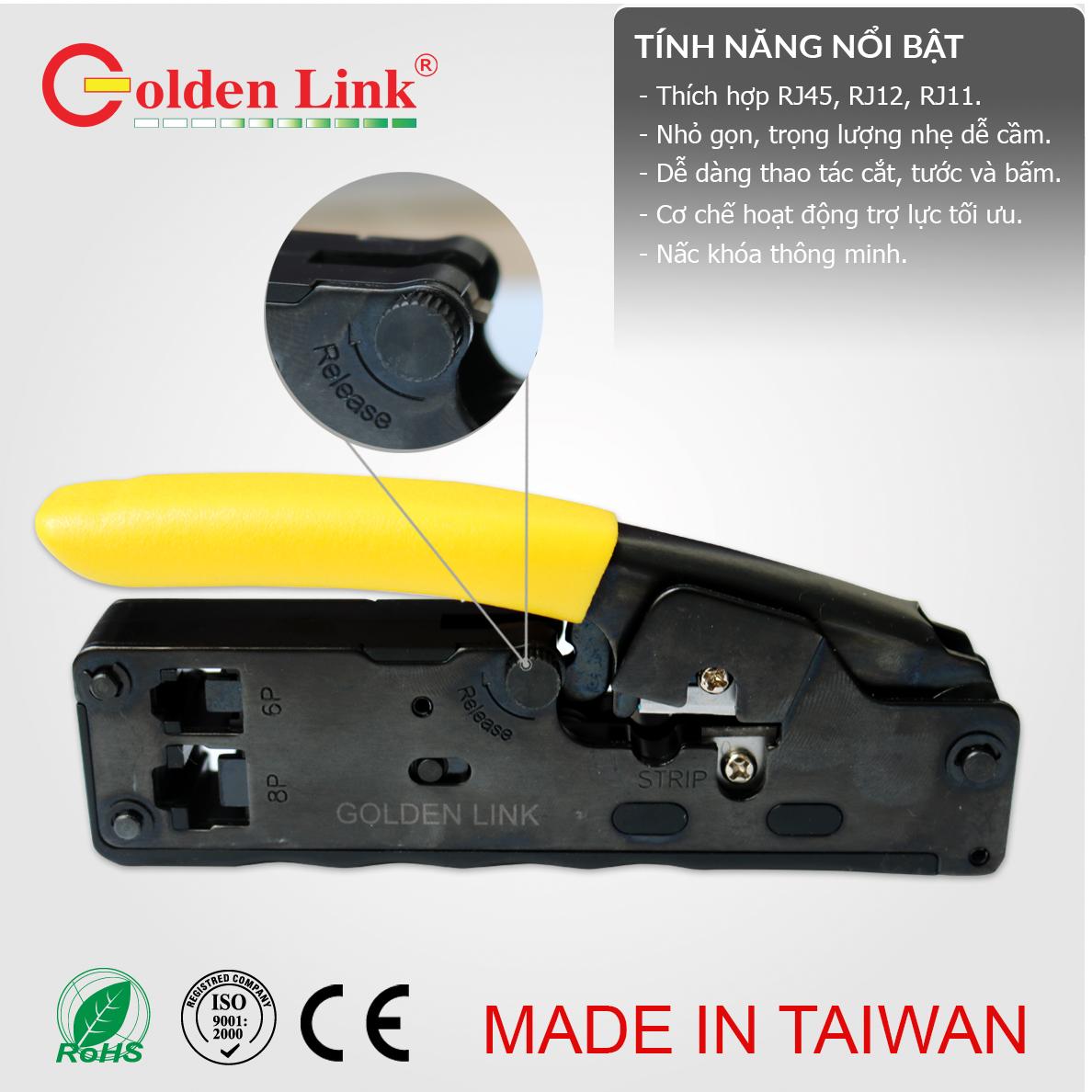 Kềm Bấm Mạng Golden