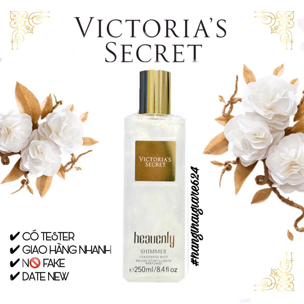 Victoria's secret® xịt thơm ánh nhũ victoria's secret - heavenly shimmer