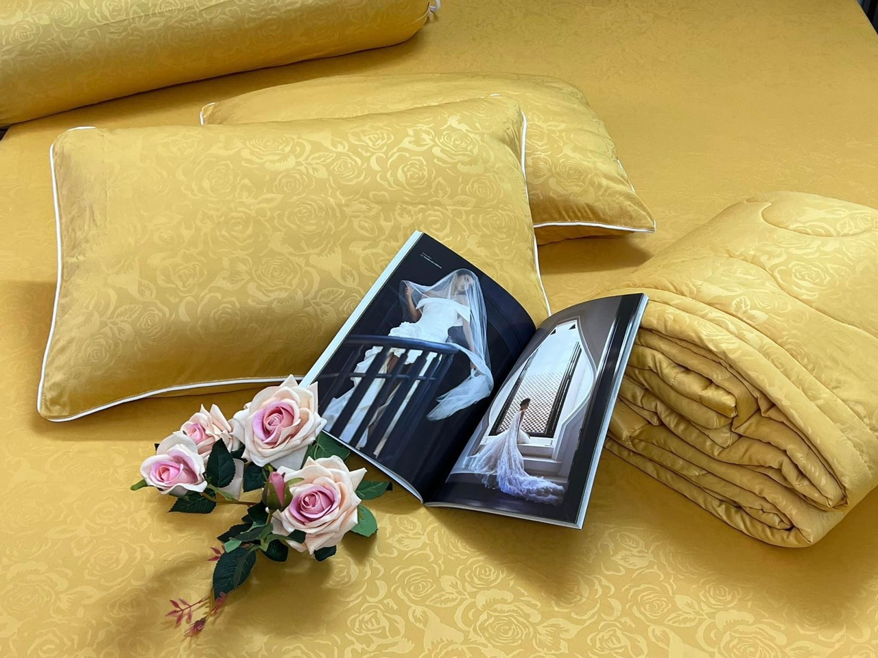 BỘ DRAP GA THUN GẤM CHẤT BAO ĐẸP MÁT KHÔNG MỀN