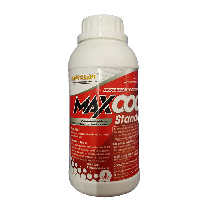 Nước làm mát động cơ ô tô (màu đỏ) Maxcool Standard 500ml