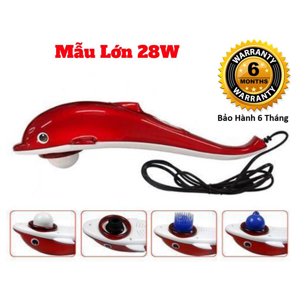 Máy massage cầm tay hình con cá heo 3 đầu