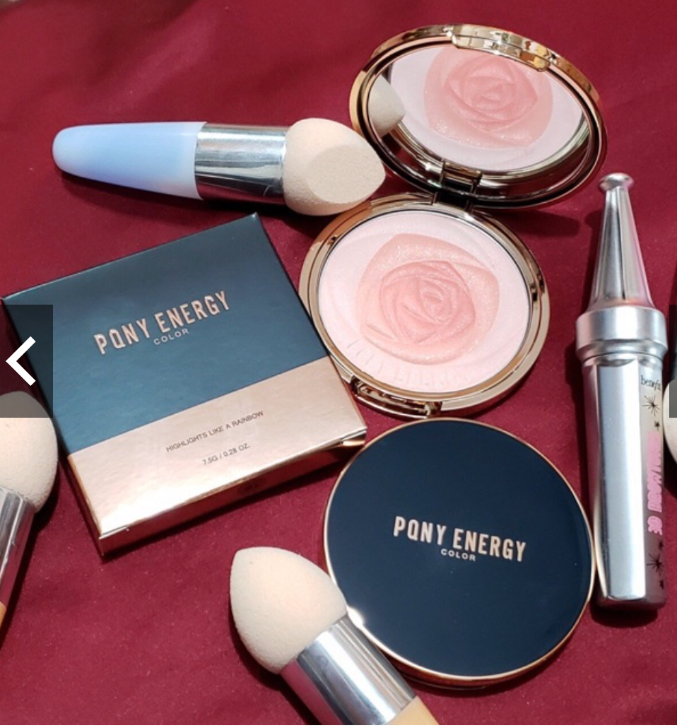 [thanh lý nghỉ bán] Phấn highlight bắt sáng Má hồng 2in1 Pony Energy Rainbow Rose