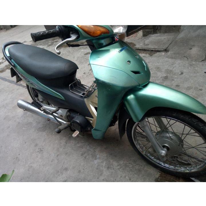 [TẶNG TEM]  Bộ dàn áo xe Wave RS - wave alpha  - wave s100 - Nhựa nguyên sinh ABS màu Xanh Heineken - Phanh cơ - Có KÈM bộ TEM 3 lớp., độ xe máy siêu chất