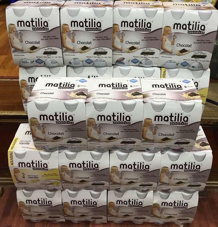 SỮA BẦU MATILIA Socola  200ML X 4 HỘP