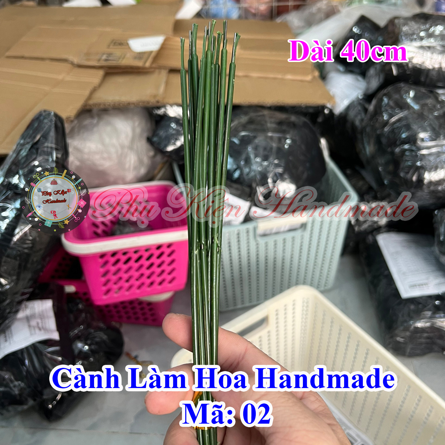 Cành làm hoa handmade