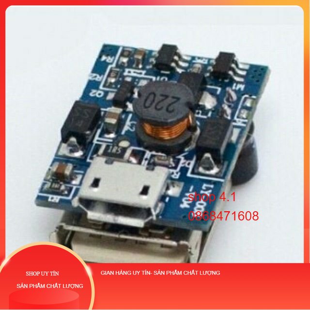 Mạch sạc pin dự phòng 1A ( chế sạc dự phòng,sạc pin)