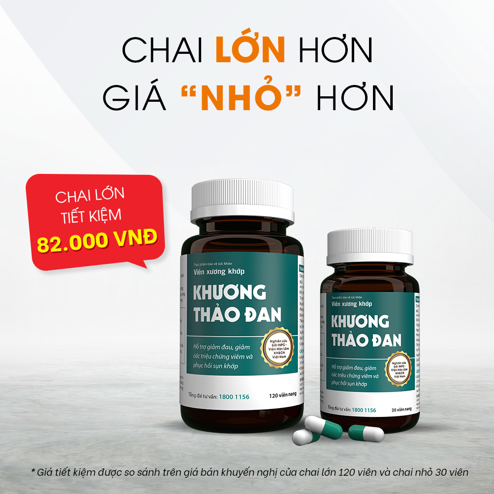 Khương Thảo Đan - Giảm đau nhức xương khớp, đau dây thần kinh tọa, thoái hóa đốt sống