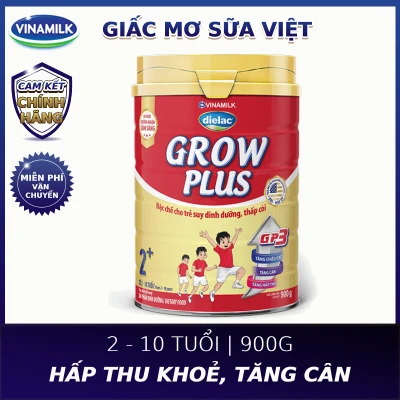 Sữa bột Vinamilk Dielac Grow Plus 2+ (Hộp thiếc 900g)