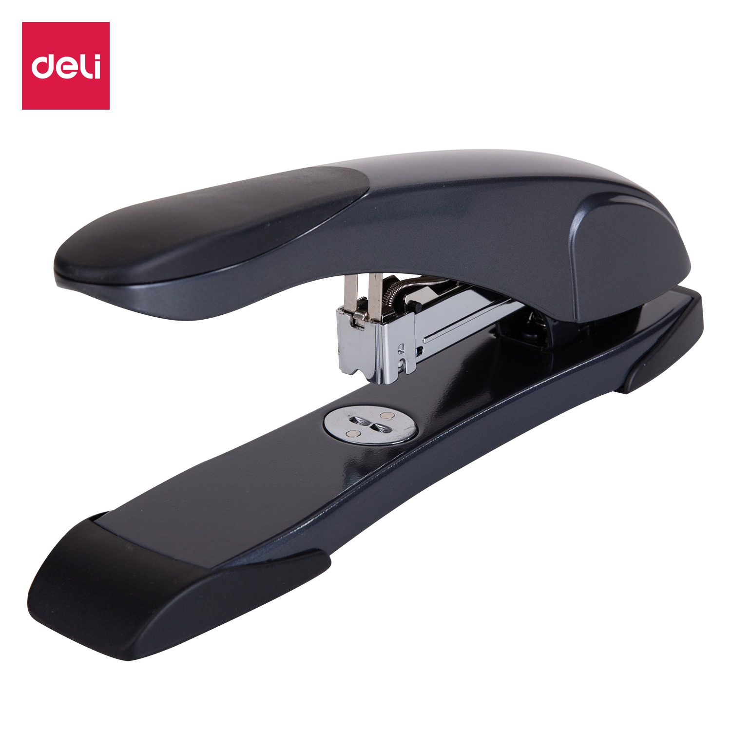 Dập ghim Deli, cỡ lớn 60 trang, Đen, Bạc - 1 cái E0391