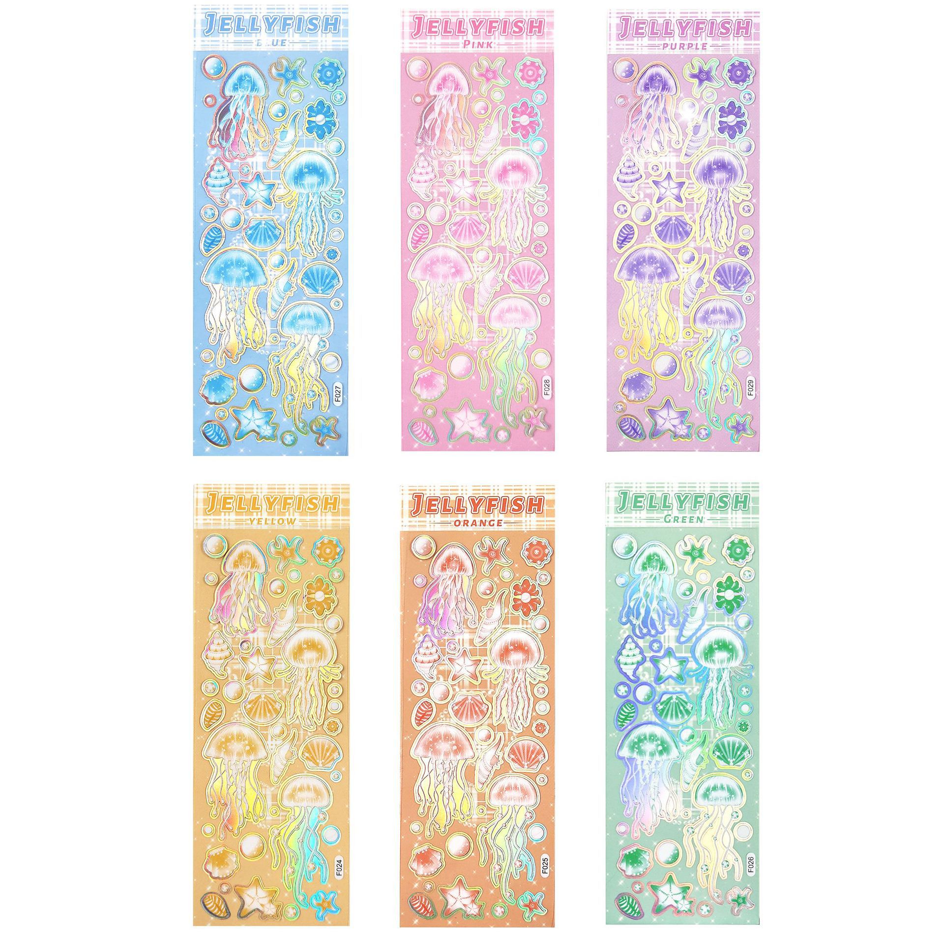 Sticker sứa trang trí toploader
