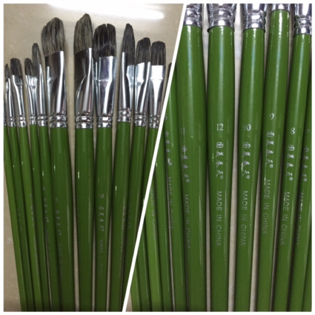 BỘ CỌ LÔNG CHỒN 12 CÂY