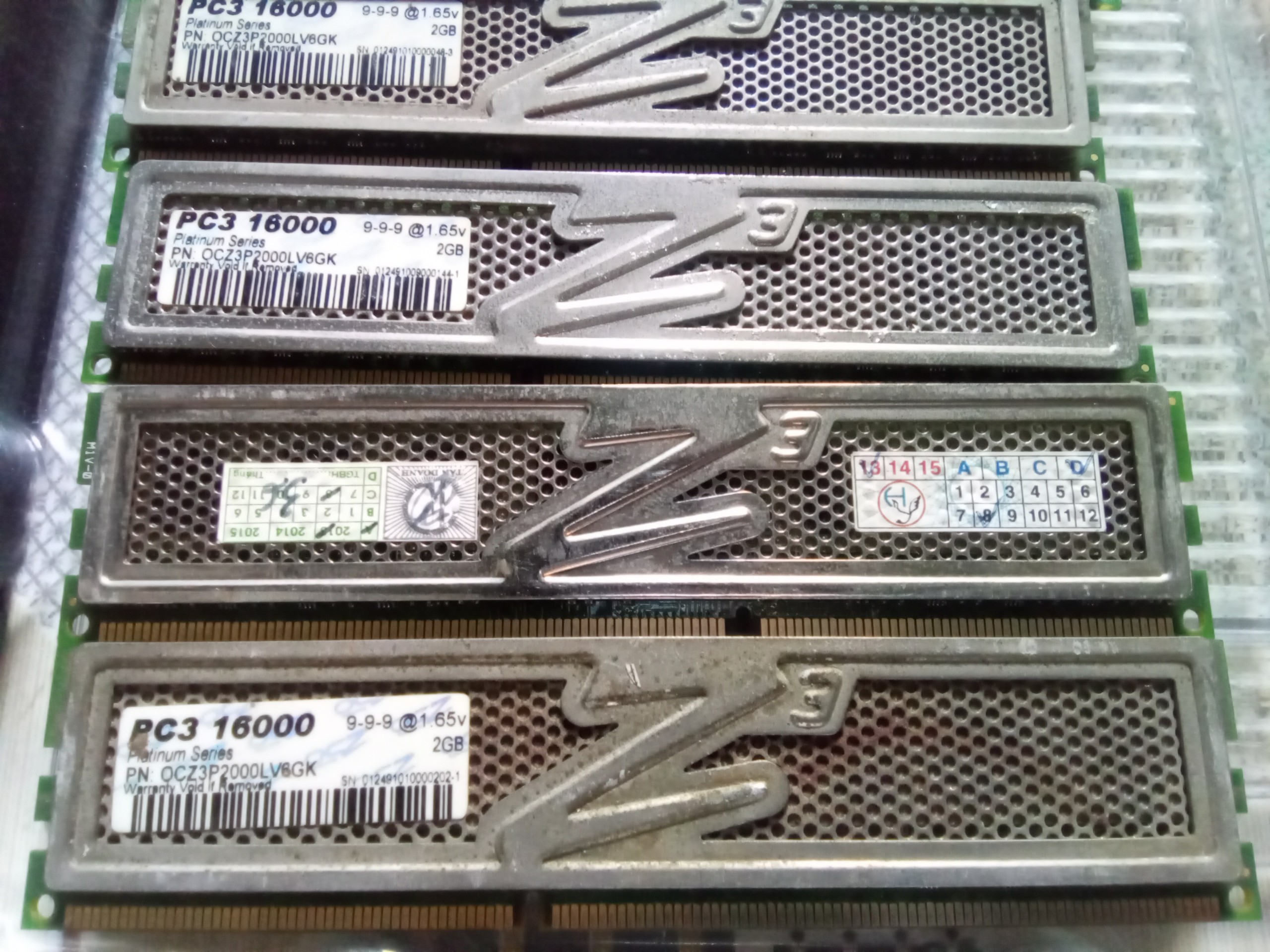 Ram PC DDR3 2GB Bus 1333/1600 Mhz