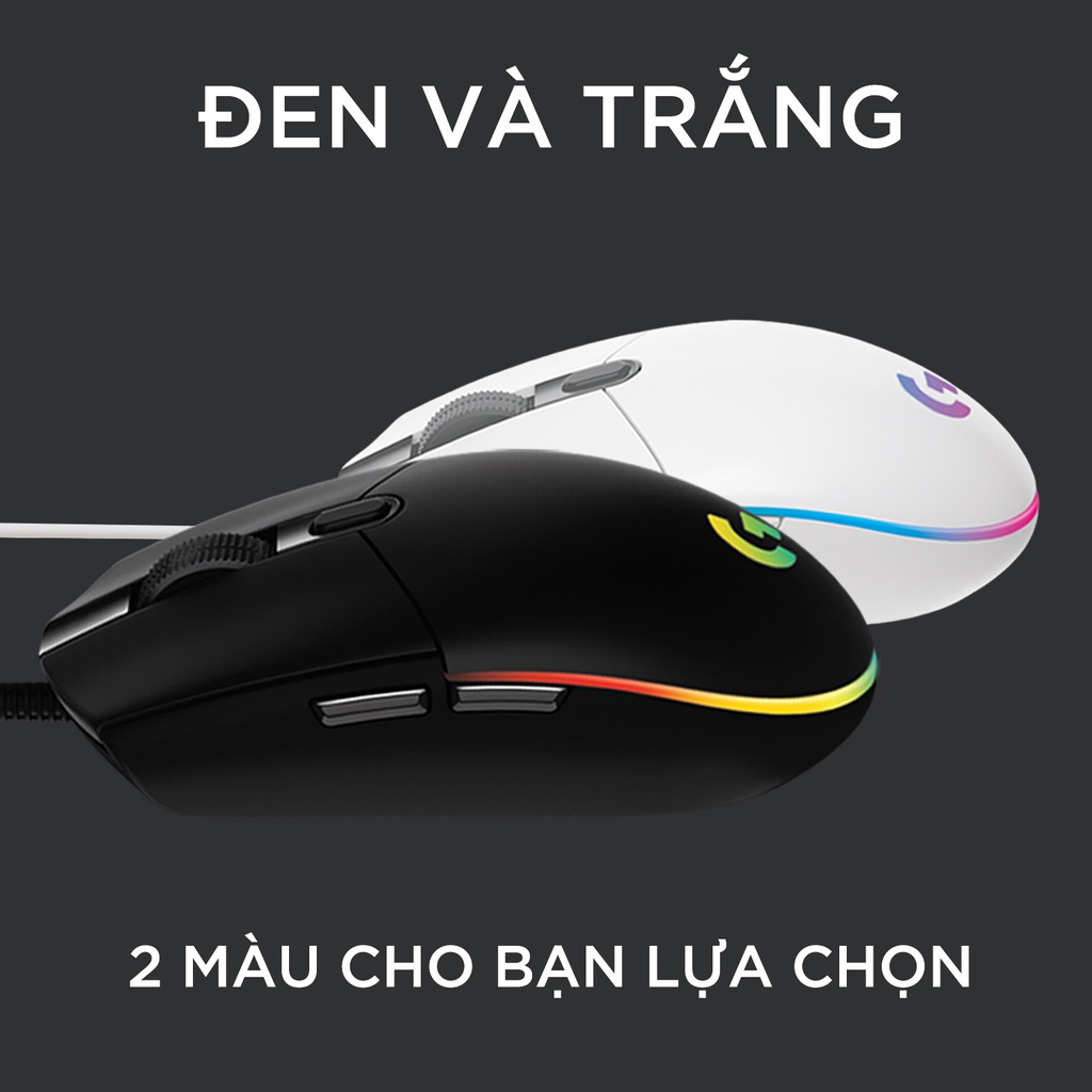 Chuột Logitech G102 Đen G304 Lightsync RGB