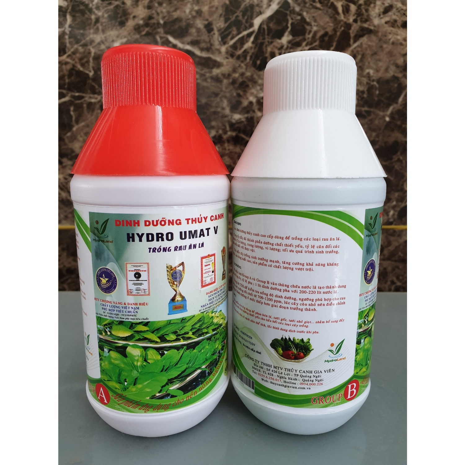 Dung Dịch Thủy Canh Rau Ăn Lá Hydro Umat V (Bộ 2 Chai)