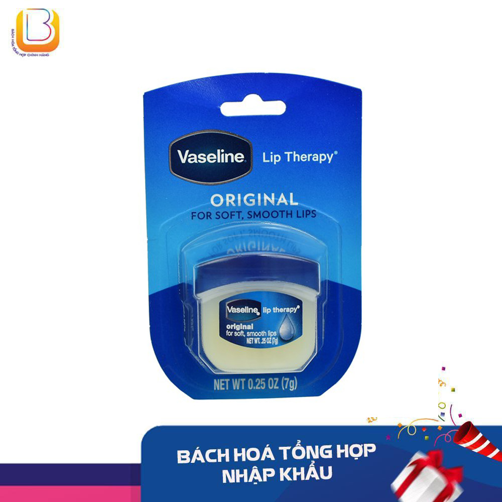 SÁP DƯỠNG MÔI VASELINE ORIGINAL LIP THERAPY 7G MỸ