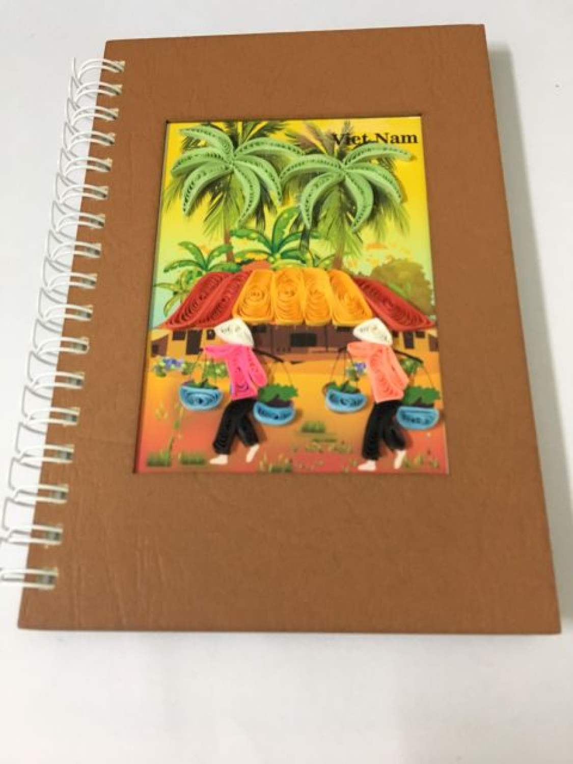 Sổ lưu niệm giấy xoắn độc đáo (16cm x 11cm)